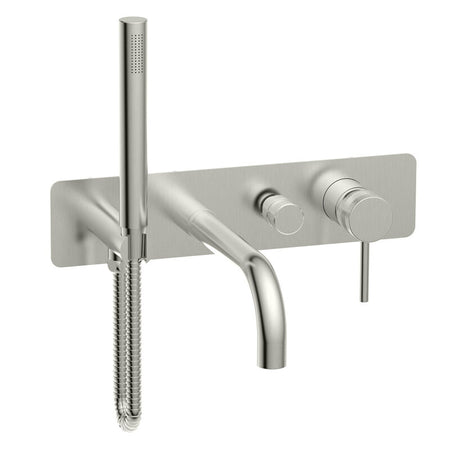 Scudo Core Wall Mounted Bath & Shower Mixer & Handset (1 size, 6 colours) - Brand New Bathrooms