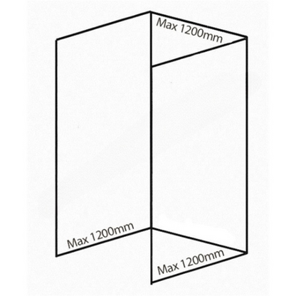 Bushboard Nuance Recess Pack D2 (for Shower Enclosures up to 1200mm) Natural Greystone - Brand New Bathrooms