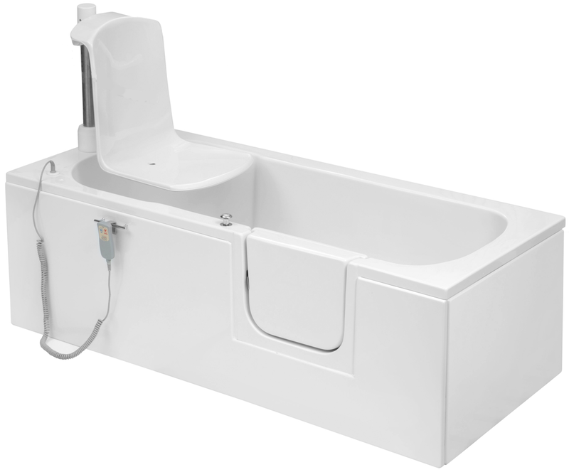 Mantaleda Aventis Power Lift Bath (1 size, 2 styles, White) - Brand New Bathrooms