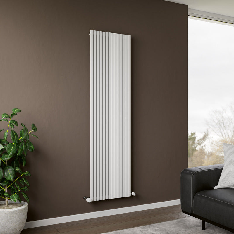 Eucotherm Niam Single Vertical Tube Radiator (2 colours, 3 sizes) - Brand New Bathrooms