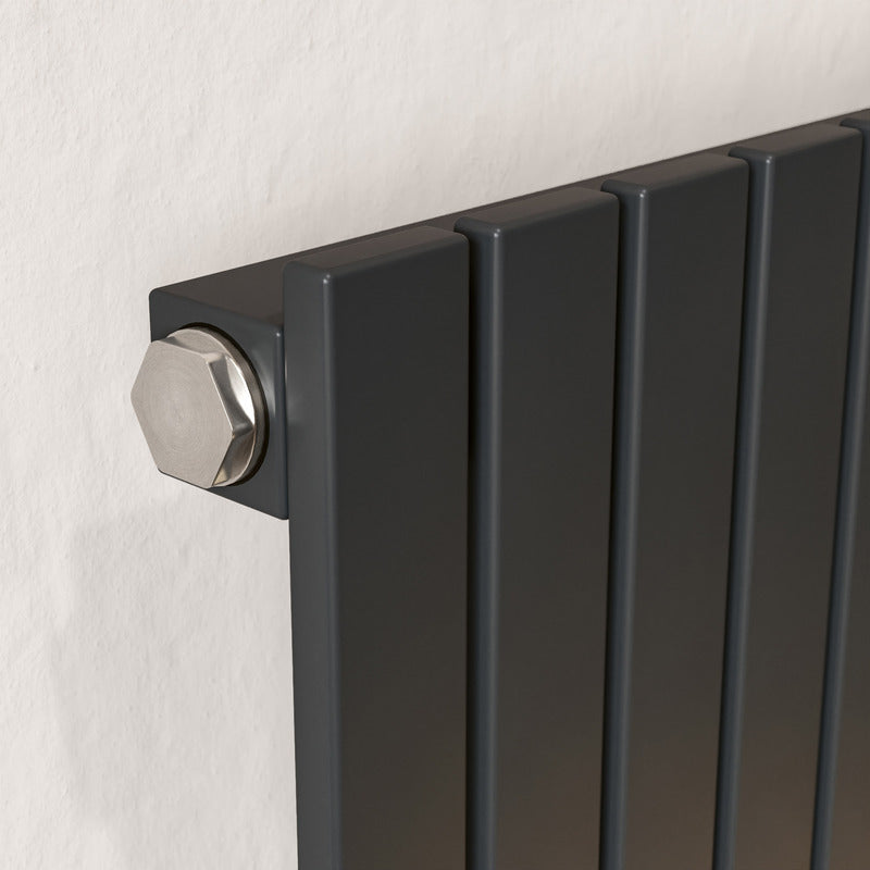 Eucotherm Niam Single Vertical Tube Radiator (2 colours, 3 sizes) - Brand New Bathrooms