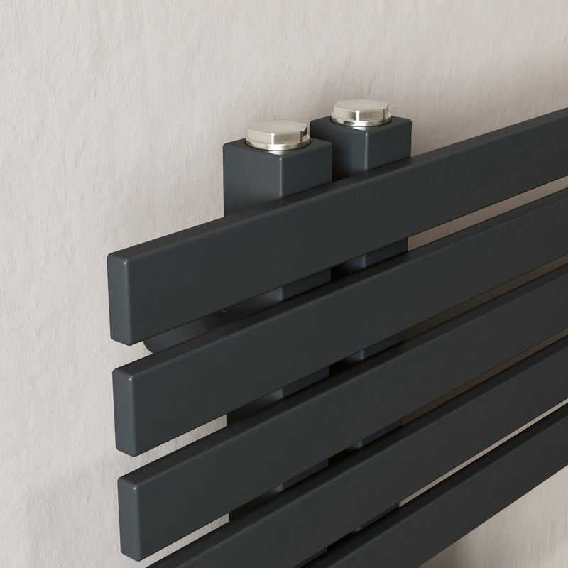 Eucotherm Niam Parallel Flat Panel Towel Radiators (2 colours, 2 sizes) - Brand New Bathrooms