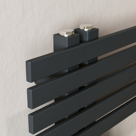Eucotherm Niam Parallel Flat Panel Towel Radiators (2 colours, 2 sizes) - Brand New Bathrooms