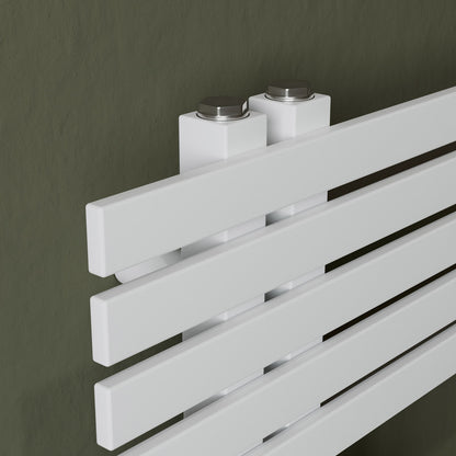 Eucotherm Niam Parallel Flat Panel Towel Radiators (2 colours, 2 sizes) - Brand New Bathrooms
