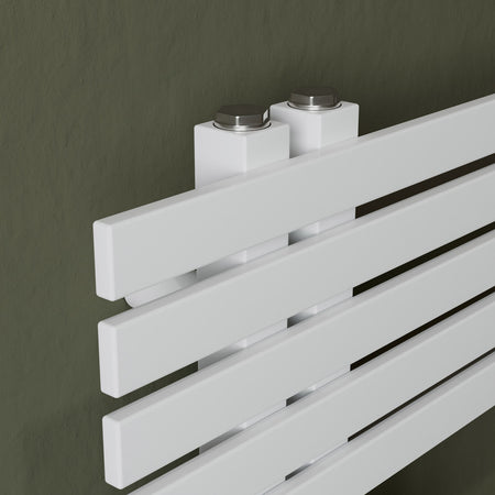 Eucotherm Niam Parallel Flat Panel Towel Radiators (2 colours, 2 sizes) - Brand New Bathrooms