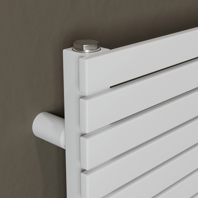 Eucotherm Niam Primus Flat Panel Towel Radiator (3 sizes, 2 colours, 2 styles) - Brand New Bathrooms