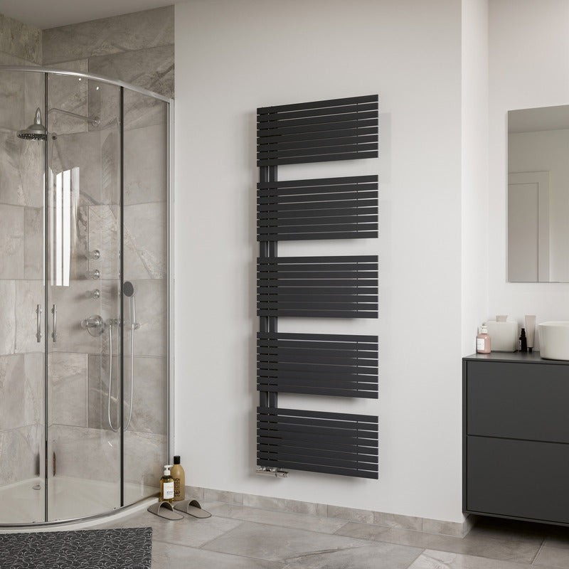 Eucotherm Niam Trium Flat Panel Towel Radiators (2 colours, 3 sizes) - Brand New Bathrooms