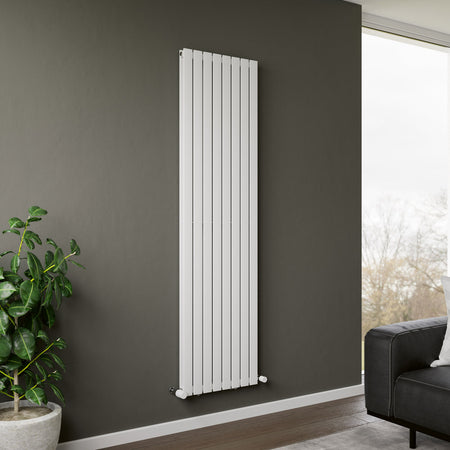 Eucotherm Niam Twin Vertical Tube Radiator (2 colours, 3 sizes) - Brand New Bathrooms