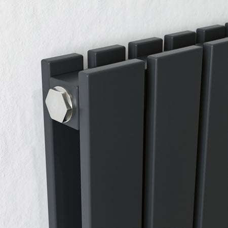 Eucotherm Niam Twin Vertical Tube Radiator (2 colours, 3 sizes) - Brand New Bathrooms