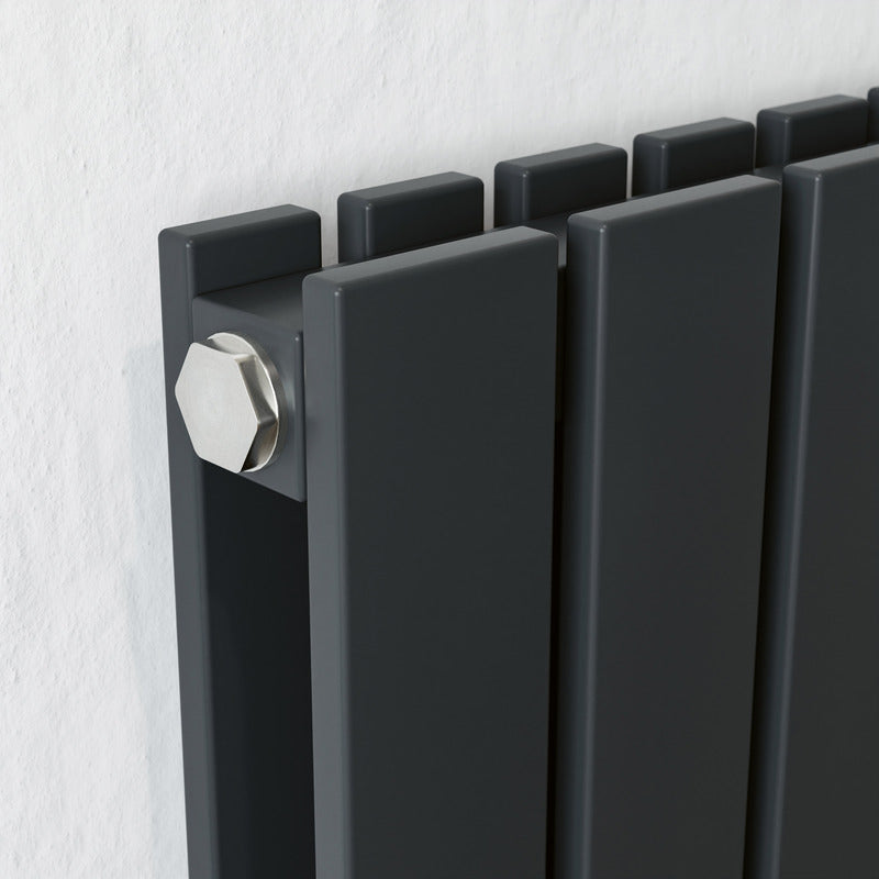 Eucotherm Niam Twin Vertical Tube Radiator (2 colours, 3 sizes) - Brand New Bathrooms