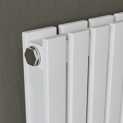 Eucotherm Niam Twin Vertical Tube Radiator (2 colours, 3 sizes) - Brand New Bathrooms