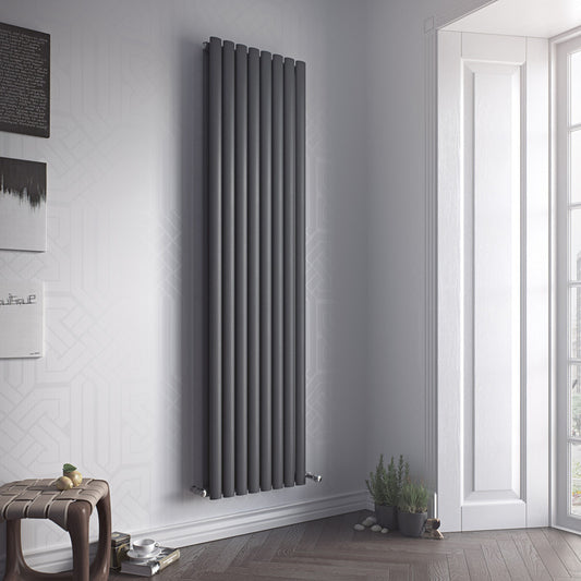 Eucotherm Nova Duo Vertical Tube Radiator (2 colours, 12 sizes) - Brand New Bathrooms