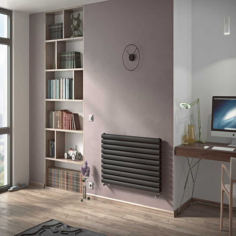 Eucotherm Nova Duo Horizontal Tube Radiator (2 colours, 12 sizes) - Brand New Bathrooms