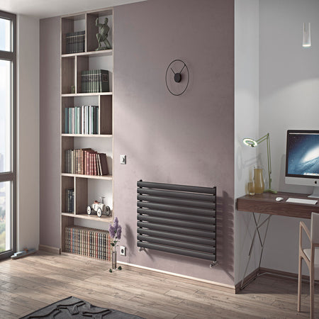 Eucotherm Nova Single Horizontal Tube Radiator (2 colours, 12 sizes) - Brand New Bathrooms
