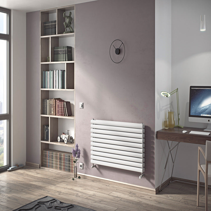 Eucotherm Nova Duo Horizontal Tube Radiator (2 colours, 12 sizes) - Brand New Bathrooms