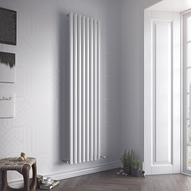Eucotherm Nova Single Vertical Tube Radiator (2 colours, 12 sizes) - Brand New Bathrooms