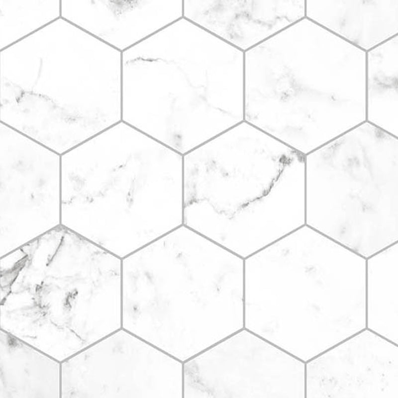 Bushboard Nuance Hexagon Marble Wall Panel - Brand New Bathroom 