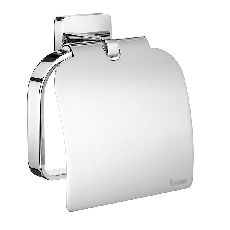 Smedbo ICE Toilet Roll Holder with Lid (1 Variant) - Brand New Bathroom 