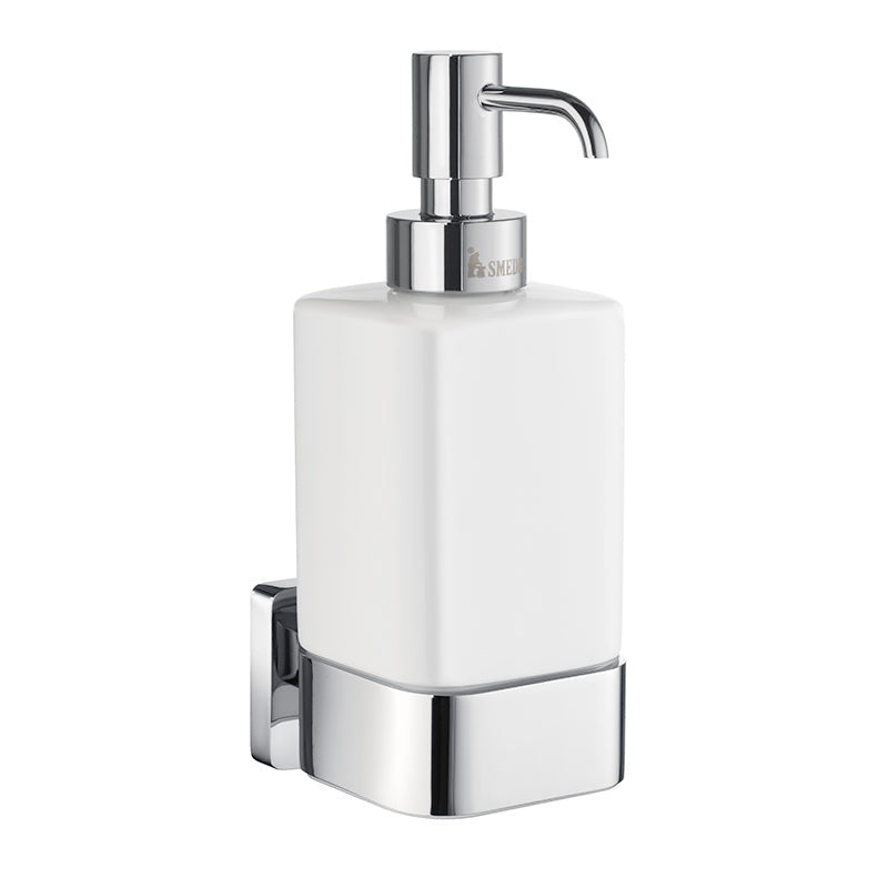 Smedbo ICE Porcelain Soap Dispenser Polished Chrome (4 Variants) - Brand New Bathroom 