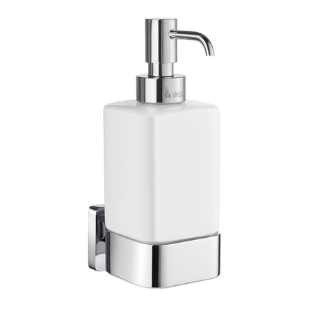 Smedbo ICE Porcelain Soap Dispenser Polished Chrome (4 Variants) - Brand New Bathroom 