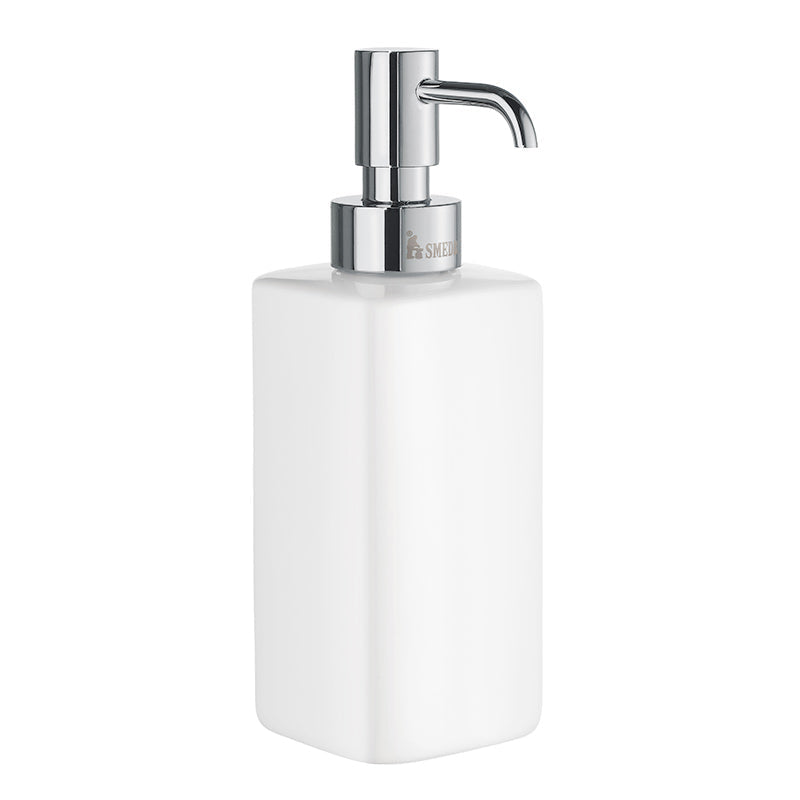 Smedbo ICE Porcelain Soap Dispenser Polished Chrome (4 Variants) - Brand New Bathroom 