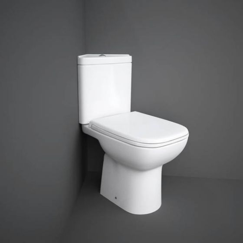 RAK Ceramics Origin Close Coupled Pan (1 size, White) - Brand New Bathrooms