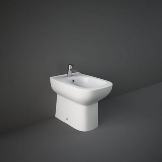 RAK Ceramics Origin Back to Wall Bidet (Alpine White) - Brand New Bathrooms