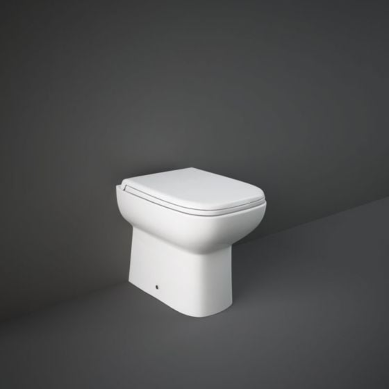 RAK Ceramics Origin Back to Wall WC Pan (1 size, White) - Brand New Bathrooms