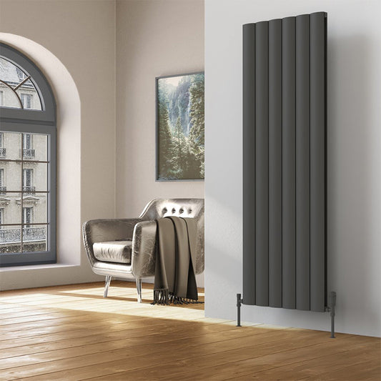 Brand New Bathrooms Otis Double Aluminium Radiator (3 sizes, 3 colours)