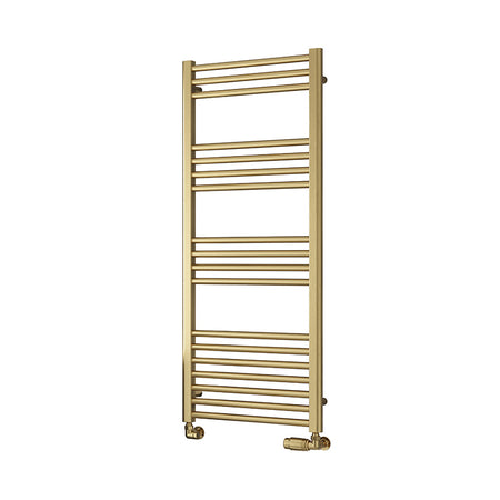 Reina Ottone Towel Radiator (6 sizes, Brushed Brass) - Brand New Bathrooms