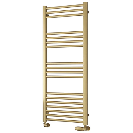 Reina Ottone Towel Radiator (6 sizes, Brushed Brass) - Brand New Bathrooms