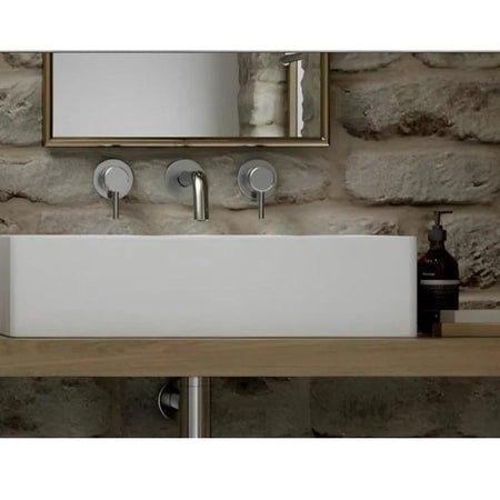 Royce Morgan Orinoco Stone Rectangle Shaped Basin (1 size, White) - Brand New Bathrooms