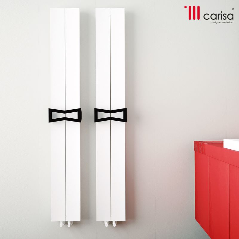 Carisa Papillion Bath Aluminium Bespoke Radiator (4 sizes, 2 colours) - Brand New Bathrooms