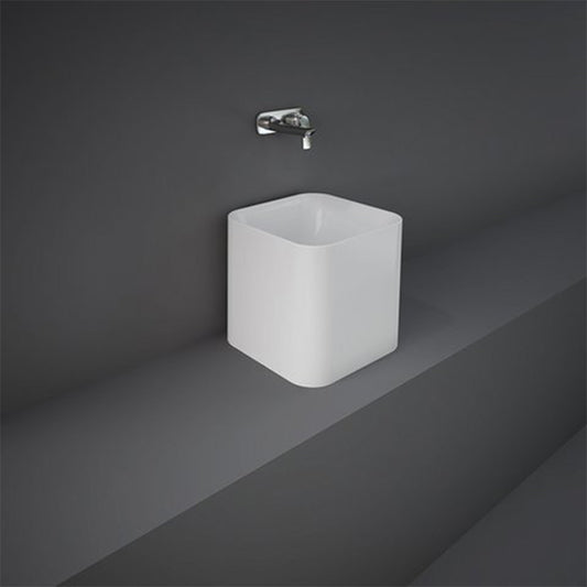 RAK Ceramics Petit 360mm Countertop Basin (1 size, 2 styles, Gloss White) - Brand New Bathrooms