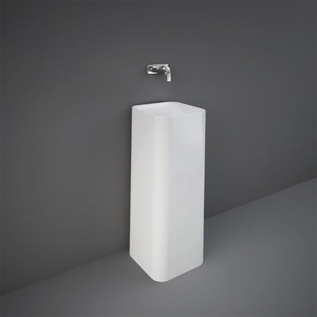RAK Ceramics Petit Round 360mm Free Standing Wash Basin (1 size, 2 styles, Alpine White) - Brand New Bathrooms