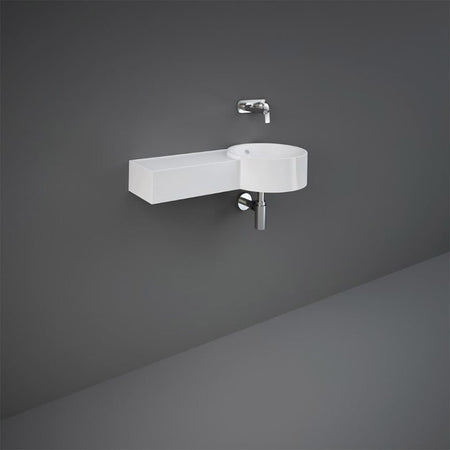 RAK Ceramics Petit Wash Basin (1 size, 2 styles, 2 types, Alpine White) - Brand New Bathrooms