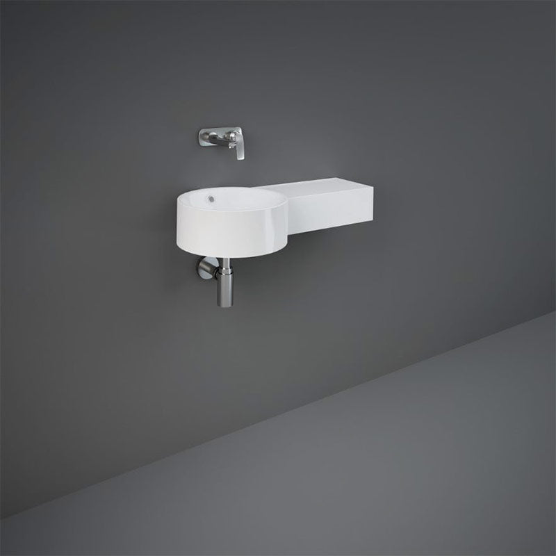 RAK Ceramics Petit Wash Basin (1 size, 2 styles, 2 types, Alpine White) - Brand New Bathrooms