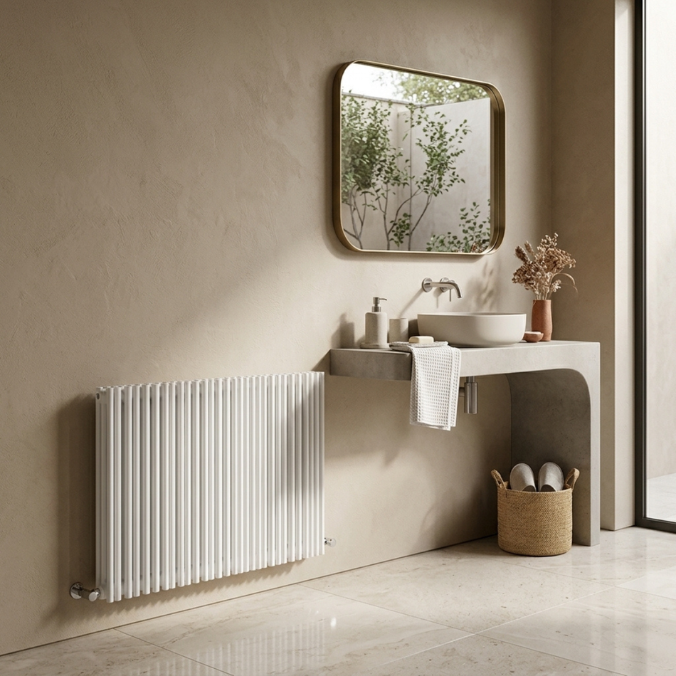 Carisa Pipette Aluminium Radiator (7 sizes, 2 colours)
