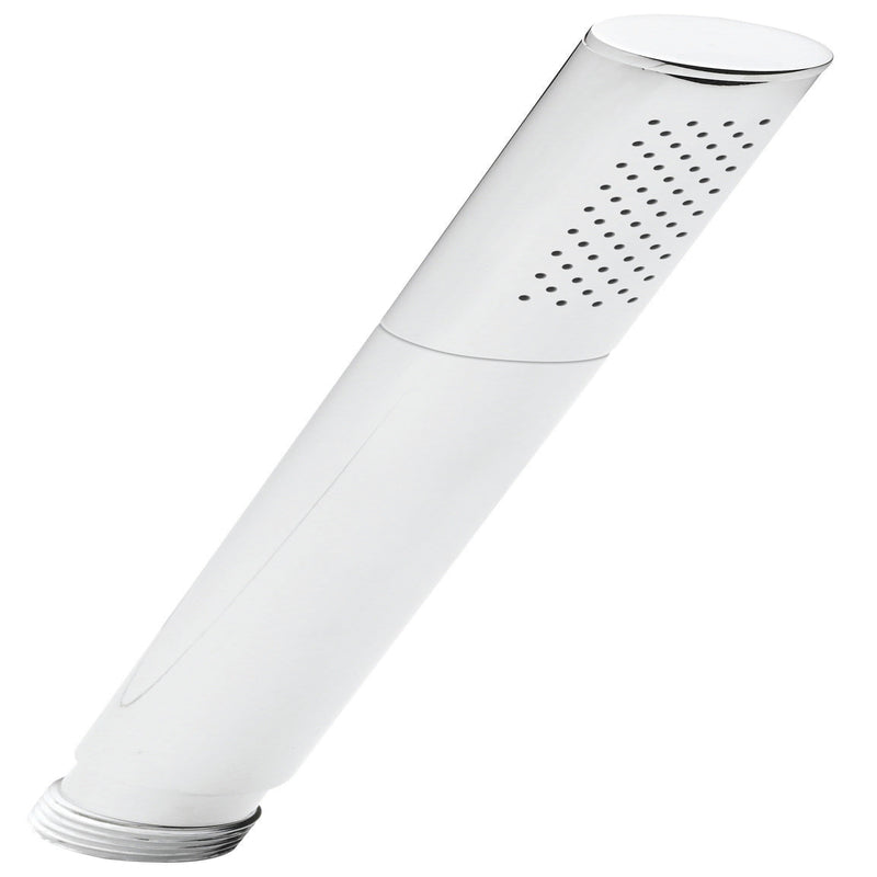 Nuie Shower Accessories Brass Pencil Round Handset (1 size, Chrome) - Brand New Bathrooms