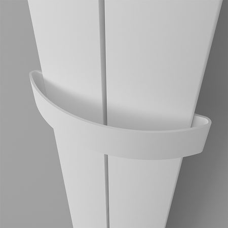 Carisa Play Towel Holder (1 size, White) - Brand New Bathrooms
