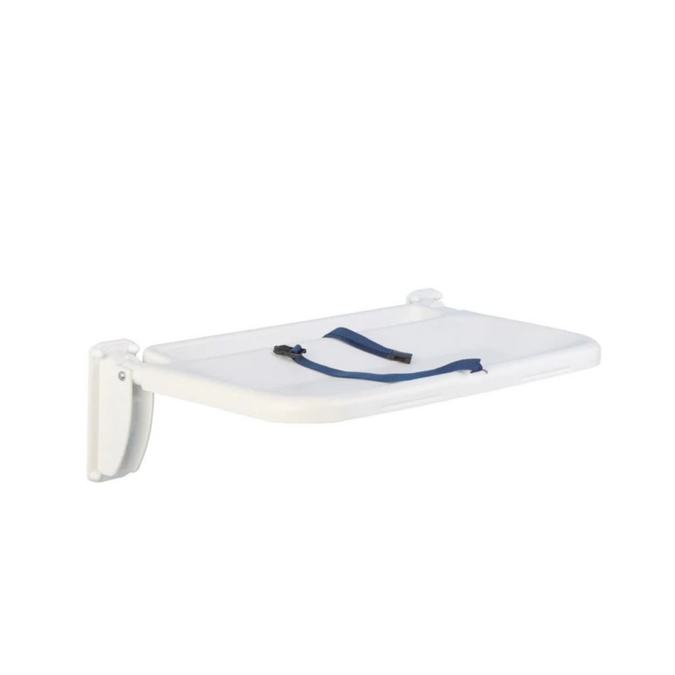 Bathex Stainless Steel Wall Mounted Baby Changer (White)