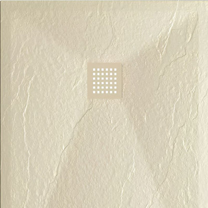 Brand New Bathrooms Polymer Anti-Slip Shower Tray (10 sizes, Sand)
