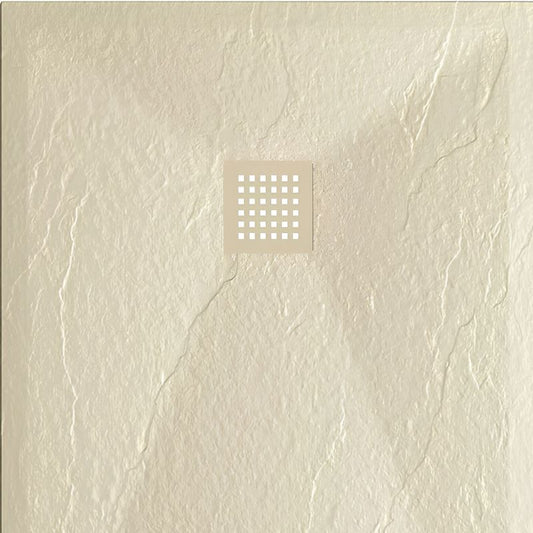 Brand New Bathrooms Polymer Anti-Slip Shower Tray (10 sizes, Sand)