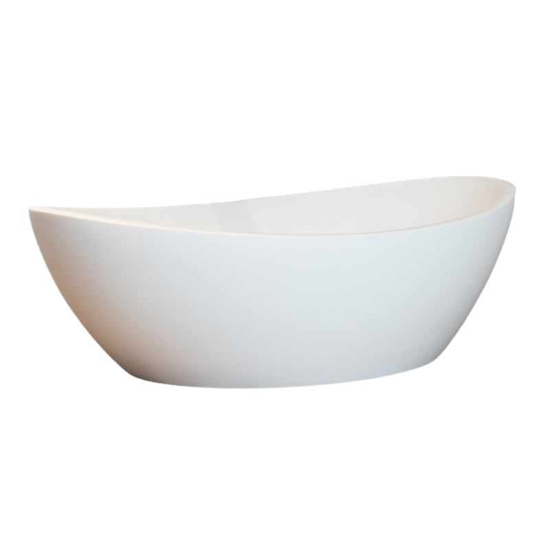 Loutro Lavabo Palm Beach Oval Solid Surface Basin (1 size, Matt White) - Brand New Bathrooms