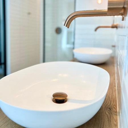 Loutro Lavabo Marina Paolo Counter Top Basin (1 size, 2 colours) - Brand New Bathrooms