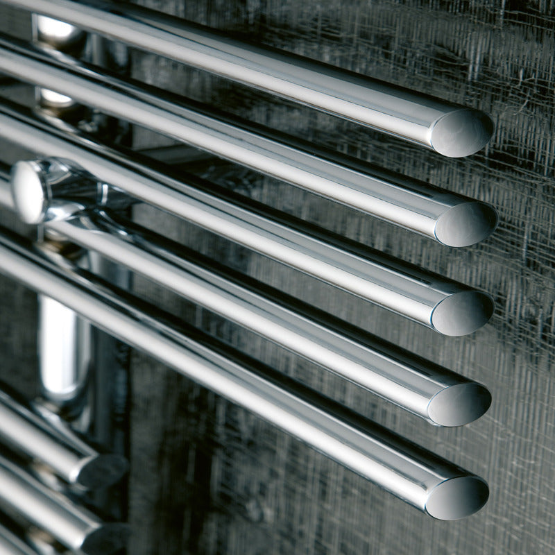 Eucotherm Parallel Rail Chrome Towel Radiator (2 colours, 1 size) - Brand New Bathrooms