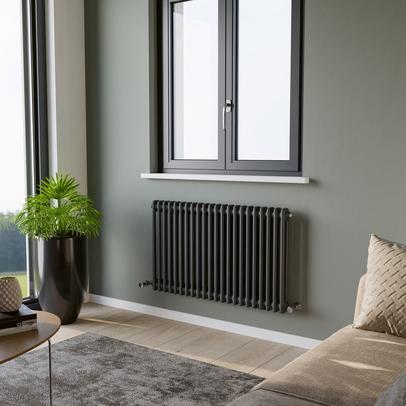 Eucotherm Phoenix 2 Column Radiators (2 colours, 7 sizes) - Brand New Bathrooms
