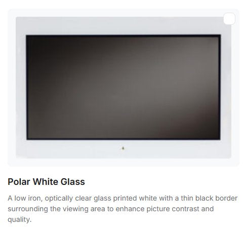 Aquavision Genesis Frameless Bathroom TV (4 sizes, 3 choices of glass finish) - Brand New Bathrooms