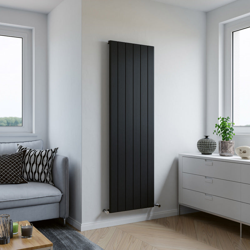 Eucotherm Polaris Aluminium Vertical Radiator (2 colour, 2 sizes) - Brand New Bathrooms