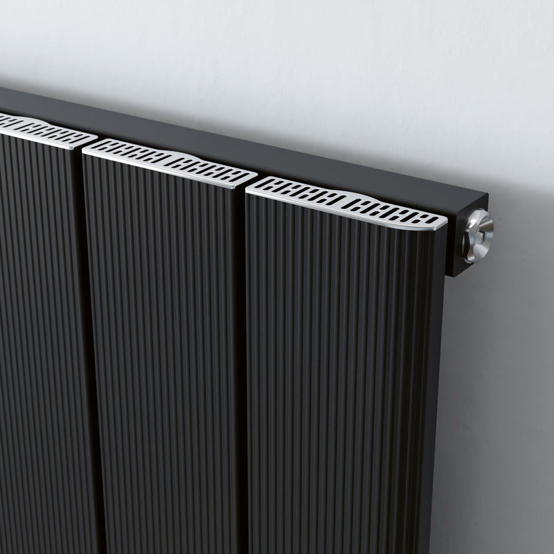 Eucotherm Polaris Aluminium Vertical Radiator (2 colour, 2 sizes) - Brand New Bathrooms